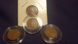 1909 Indian Head, 1909, 1909VDB & 1911 Lincoln Cents