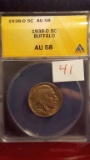 1938-D Buffalo Nickel AU58 ANACS