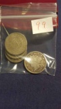 4—Liberty Nickels  1907, 1910, 1905, 1906