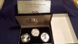 3pc 2006 American Silver Eagles 20th Anniversary Coin Set