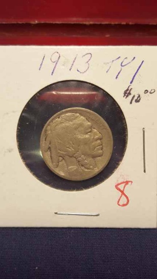 1913 Typ 1 Buffalo Nickel