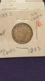1883 V-Nickel no cents