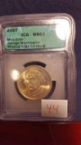 2007 $1 Geo Washington Mint Error