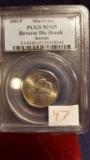 2005 KS Quarter Mint Error ANACS MS65