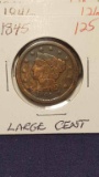 1845  Large Cent