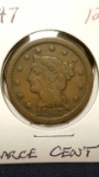 1847  Large Cent