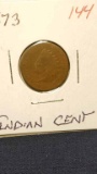 1873  Indian Head Cent