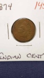 1874  Indian Head Cent