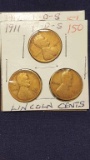 1911 PD&S  Lincoln Cents