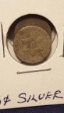 1851  Three Cent Silver