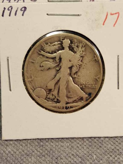 1919 Walking Liberty Half