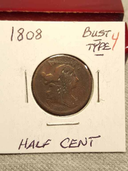 1808  Half Cent