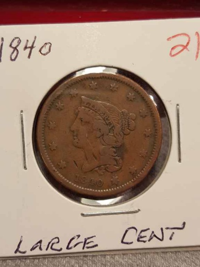 1840  Large Cent