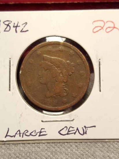 1842  Large Cent