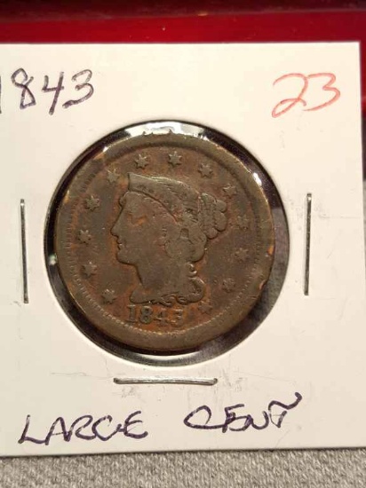 1843  Large Cent