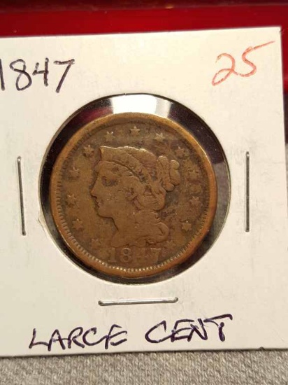 1847  Large Cent