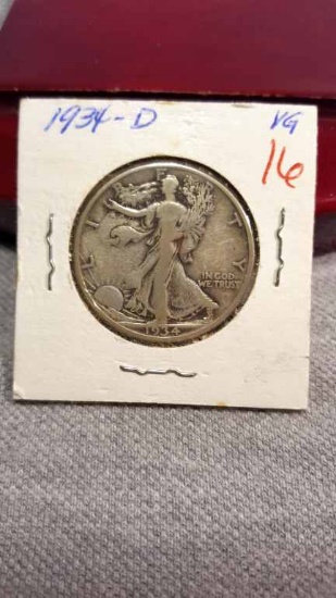 1934-D  Walking Liberty Half Dollar