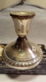 Sterling Silver Candle Holder marked Dinchin Silver