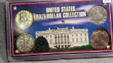 US Half Dollar Collection 2—90% Silver & 2—Nickel Clad