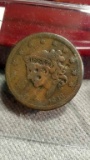 1838 Large Cent Damaged