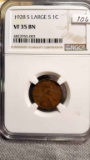 **1928-S Large S NGC VF35 BN Lincoln Cent