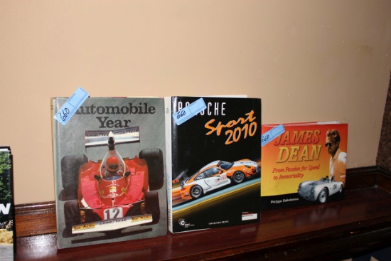 Lot of (3) Books. James Dean Porsche Sport 2010