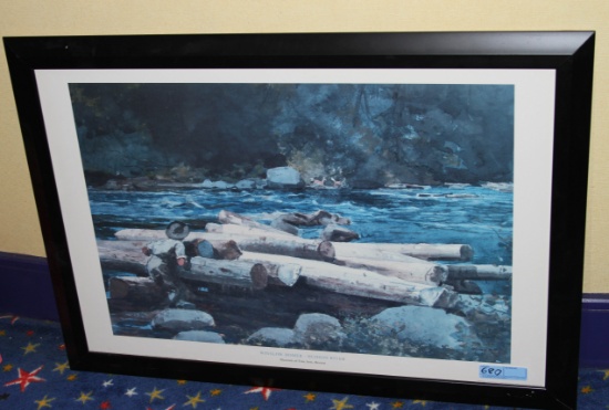 Winslow Homer Reproduction Print “Hudson River”