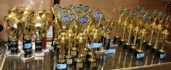 Lot of Approximately (50) Misc Karting Trophies as shown.