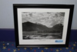Ansel Adams Reproduction Print “Lake and Mountain View Rocky Mountain National Park