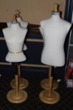 Lot of (4) Torso Mannequins