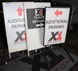 Lot of (3) Misc. Parking Lot/ Directional Signs