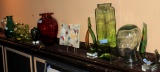 Lot of (12) Pc Decorative Style Glassware