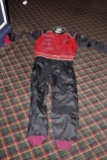 Lot of (7) F1 Boston Racing Suits, Red/ Black