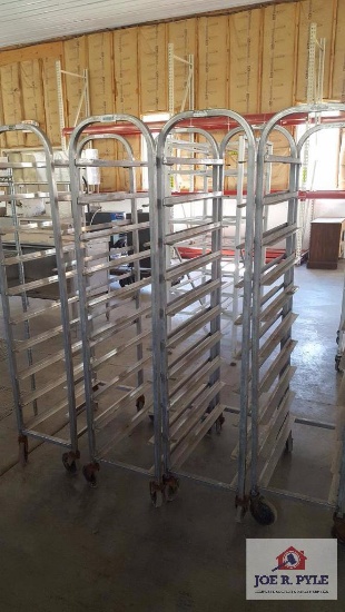 6 Ft. 4 Stainless bread Racks