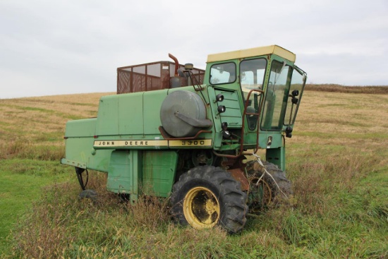 JD 3300 gas combine parts only not at sale, located at 631 bolding road smo