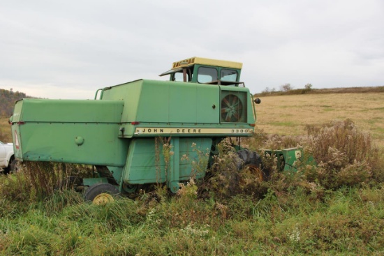 JD 3300 diesel combine parts only not at sale, located at 631 bolding road