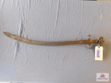 Metal Hilted Curved Sword