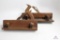 Two wooden antique planes