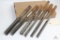 Six Gouge l shaped chisels 18” S&W