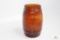 Globe Tobacco Co 1882 amber glass barrel