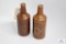 Two R M Bird & Co stone bottles