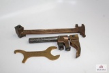 Three Copper Non Sparking Tools, Ford Meter Co, Holding clamp, Bling Wrench