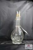 4 Chamber glass pouring bottle