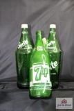 Three 32oz Sprite/ seven up bottles