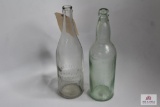 Two bottles, The Kuebeker-stang Sandusky OH/ John C Berger Riverside bottling works MD