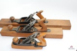 Three Fulton Tool co. Wood Planes