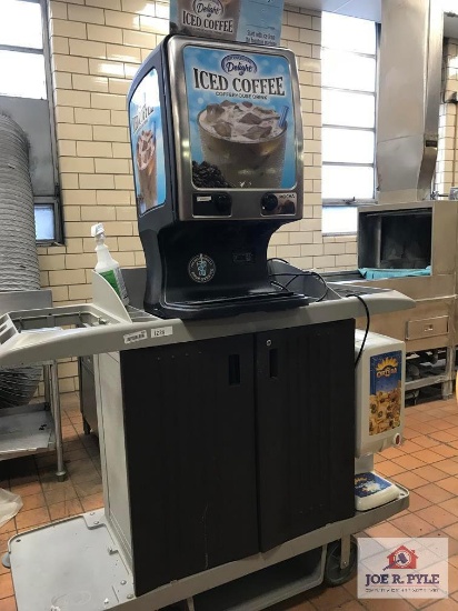 Iced Coffe Maker and Rolling Cart