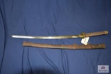 Samurai Sword with leather sheath 28