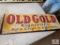 Old Gold Cigarettes porcelain sign 37in x 12in