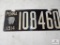 PA 1914 Porcelain License plate with keystone tag